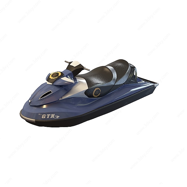 摩托艇3D模型