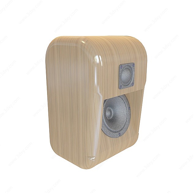木质音箱3D模型