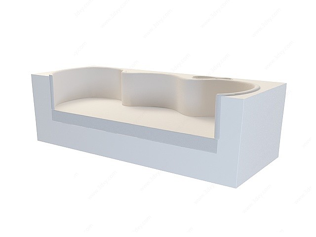 现代造型沙发3D模型