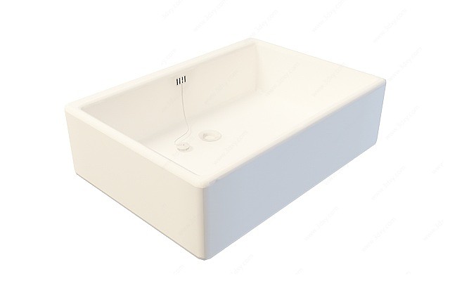 普通浴缸3D模型