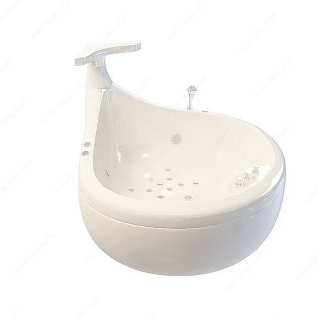 勺状浴缸3D模型