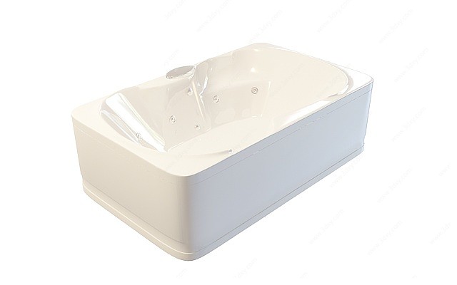 居家浴缸3D模型