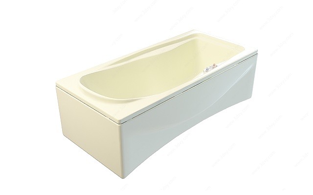 舒适型浴缸3D模型