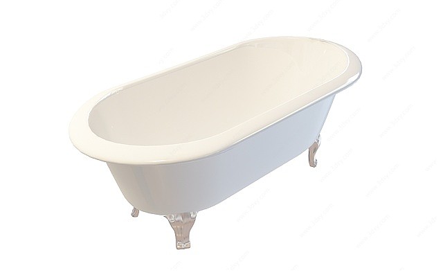 四脚独立式浴缸3D模型