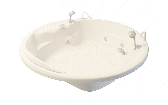 多功能喷水浴缸3D模型