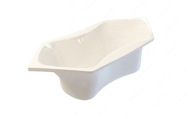 卫浴房浴缸3D模型