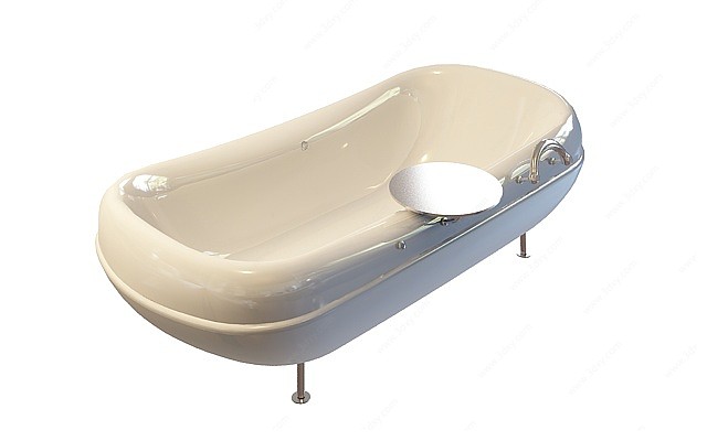 加厚型浴缸3D模型