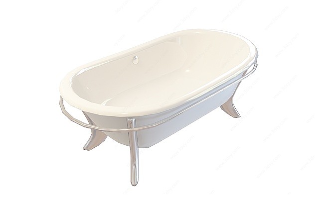 支架浴缸3D模型
