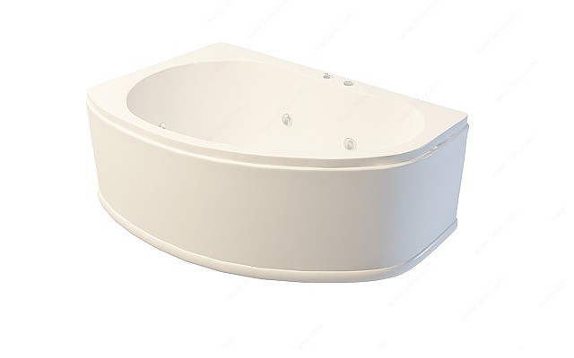 简约浴缸3D模型