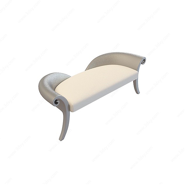 简约沙发凳3D模型