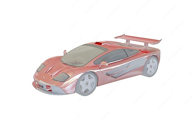 红色赛车3D模型