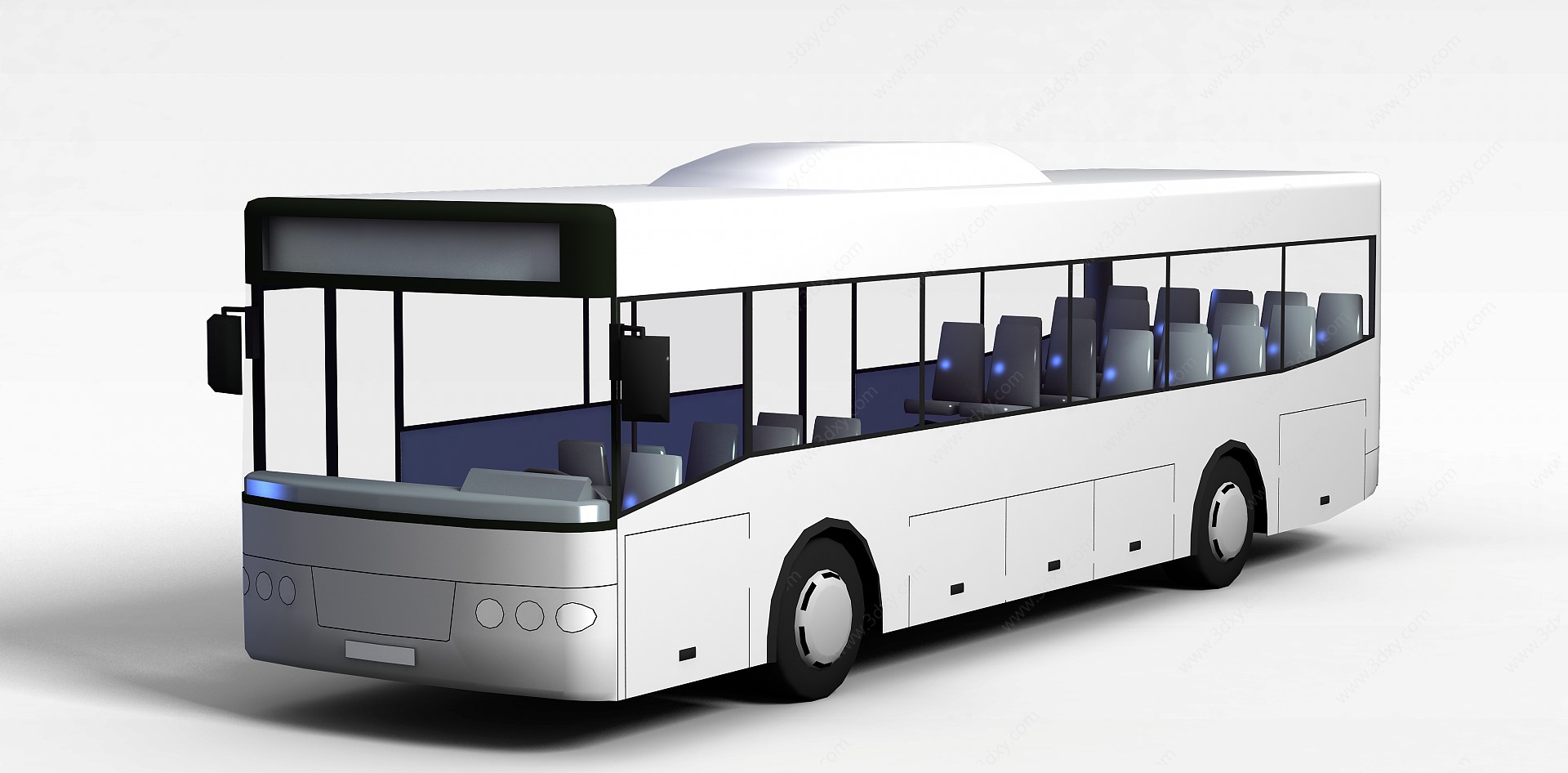 城市公交车3D模型