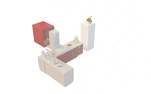 家用橱柜3D模型