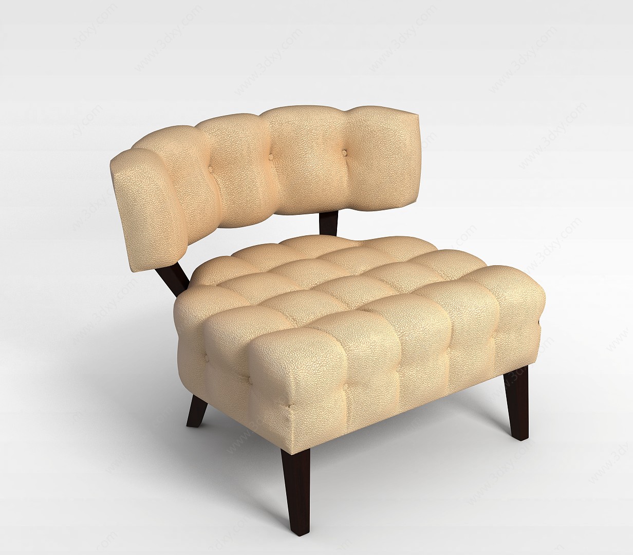 舒适的欧式沙发椅3D模型