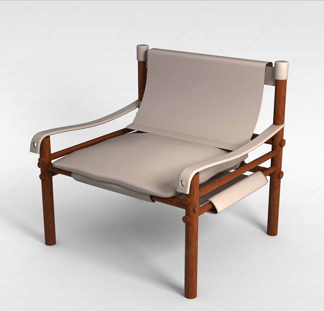 现代个性扶手椅3D模型