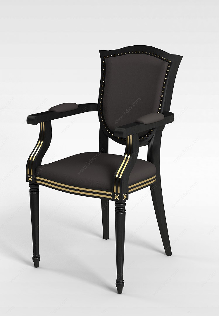 高档欧式椅子3D模型