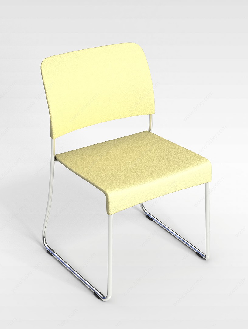 快餐店椅子3D模型