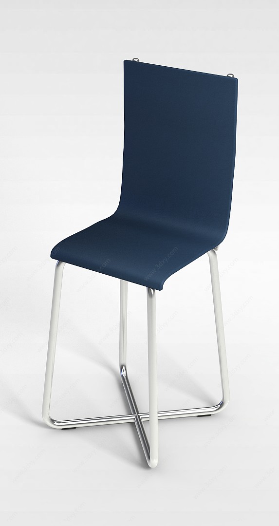 浅蓝色椅子3D模型
