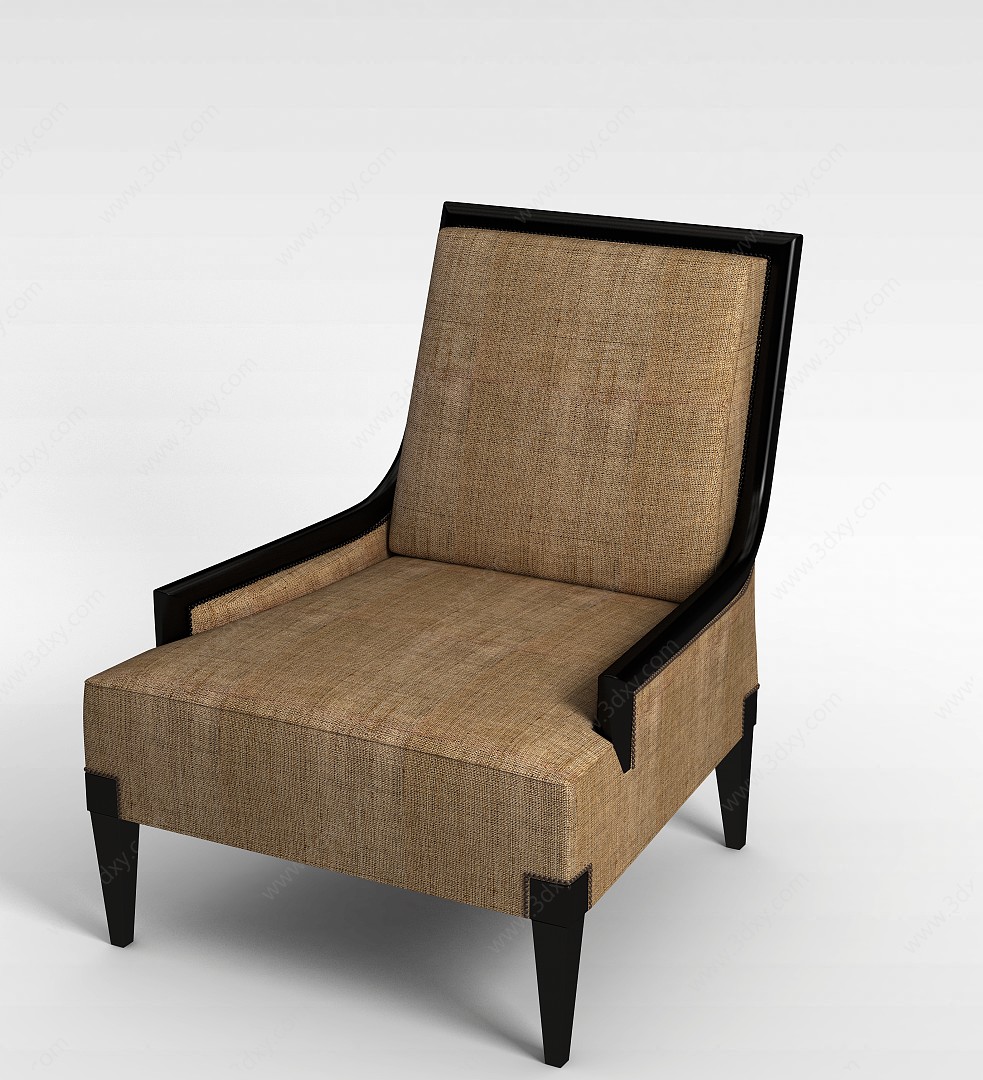 舒适的现代沙发椅3D模型