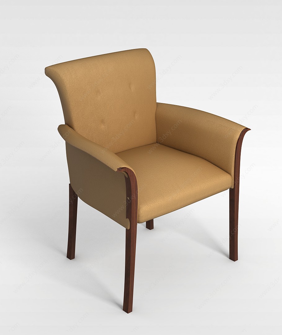 简易欧式座椅3D模型