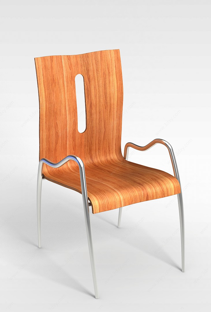 咖啡厅椅子3D模型