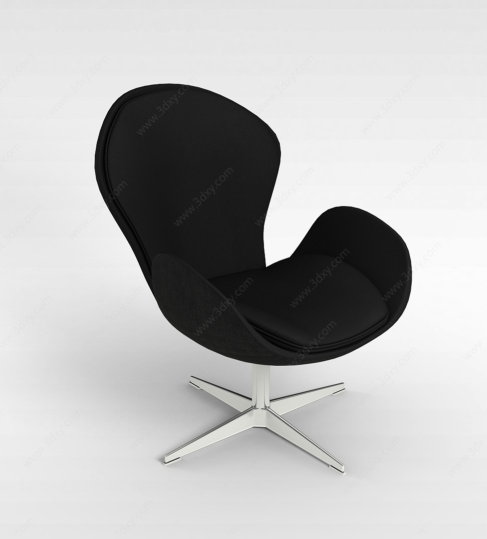 蛋形办公椅3D模型