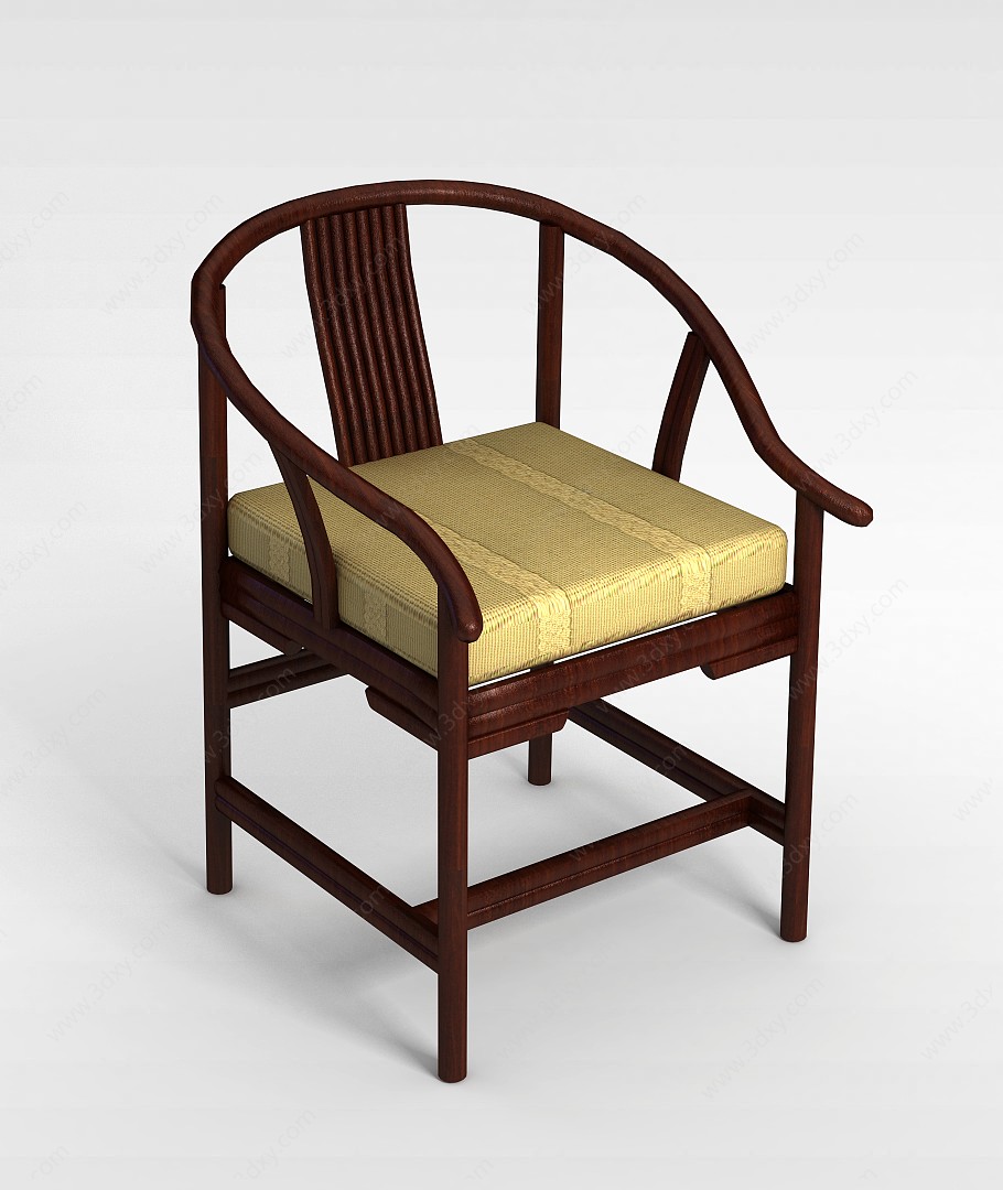 新中式圈椅3D模型