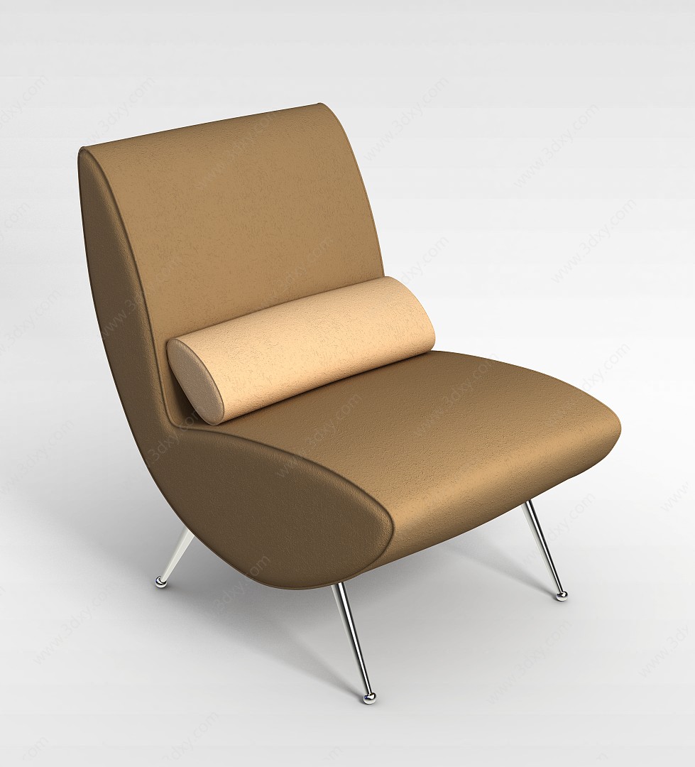 现代沙发躺椅3D模型