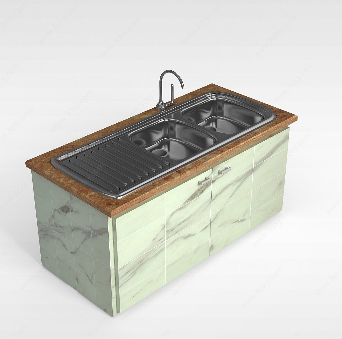 洗菜池3D模型