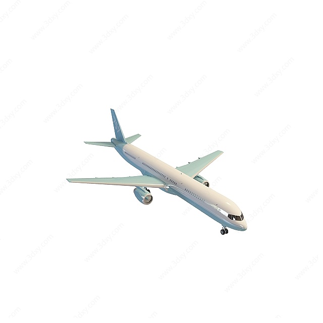 客机3D模型