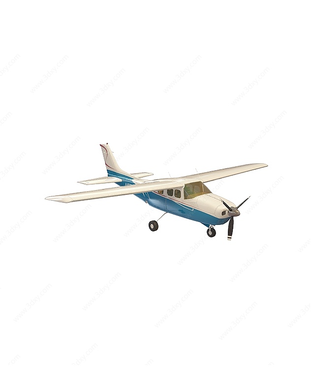 私人飞机3D模型