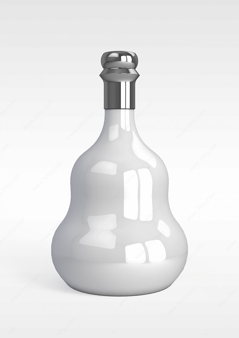 葫芦形酒瓶3D模型
