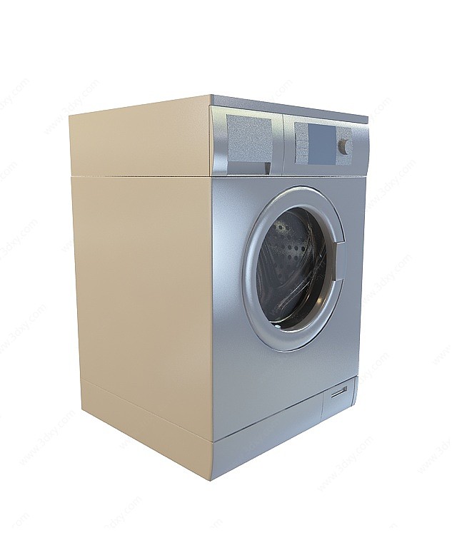 滚筒洗衣机3D模型