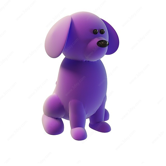 童趣小狗狗3D模型