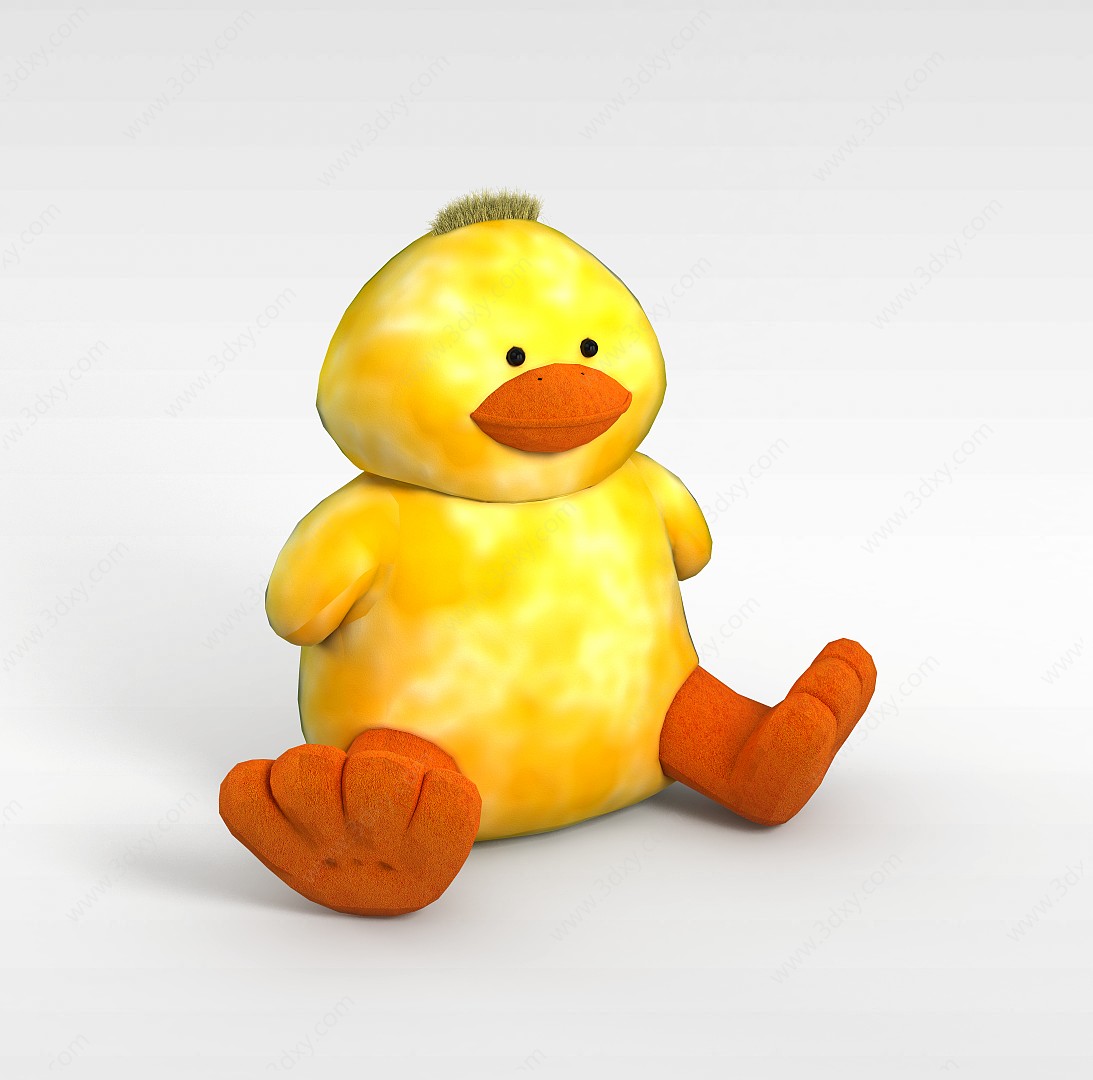 大黄鸭3D模型