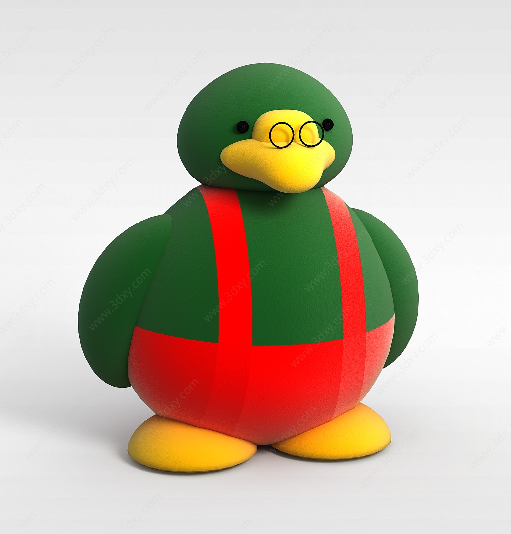 童趣大鸭3D模型