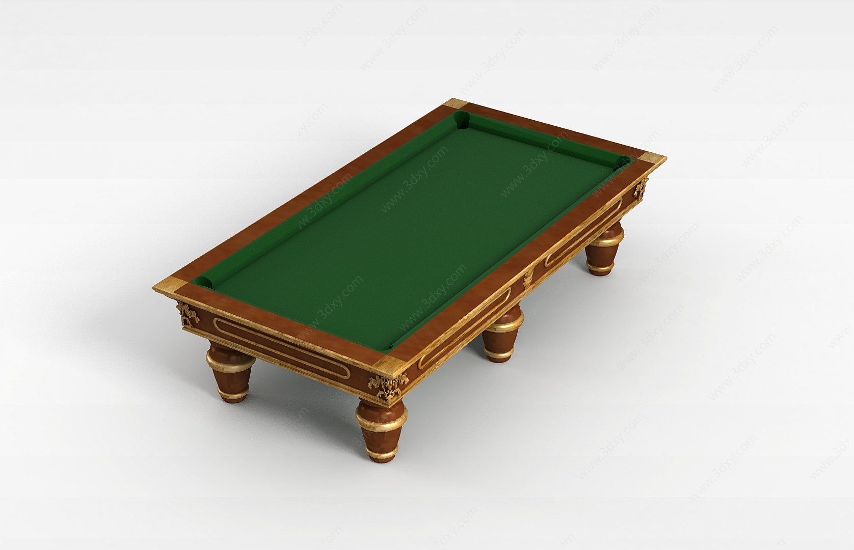 欧式台球桌3D模型