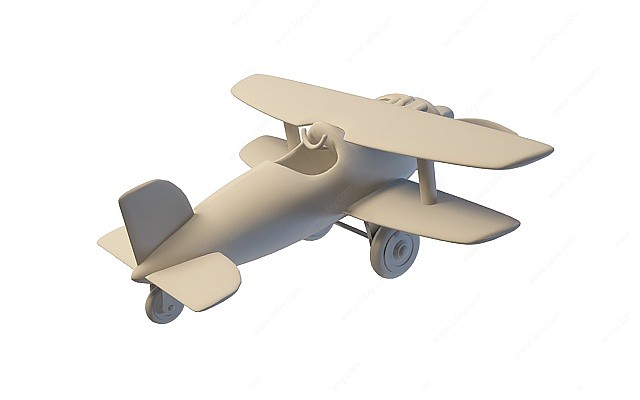 儿童飞机3D模型