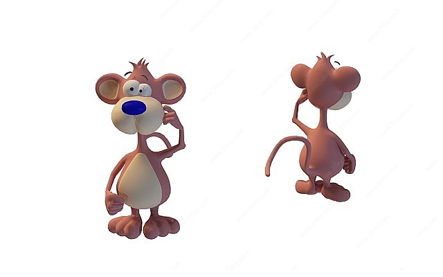 卡通小老鼠3D模型