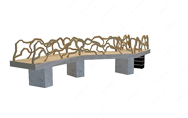 枯藤小桥3D模型