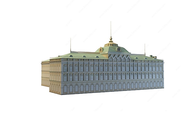 酒店大楼3D模型