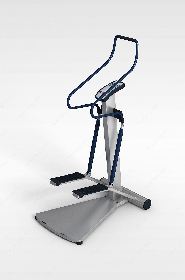 健身房跑步机3D模型