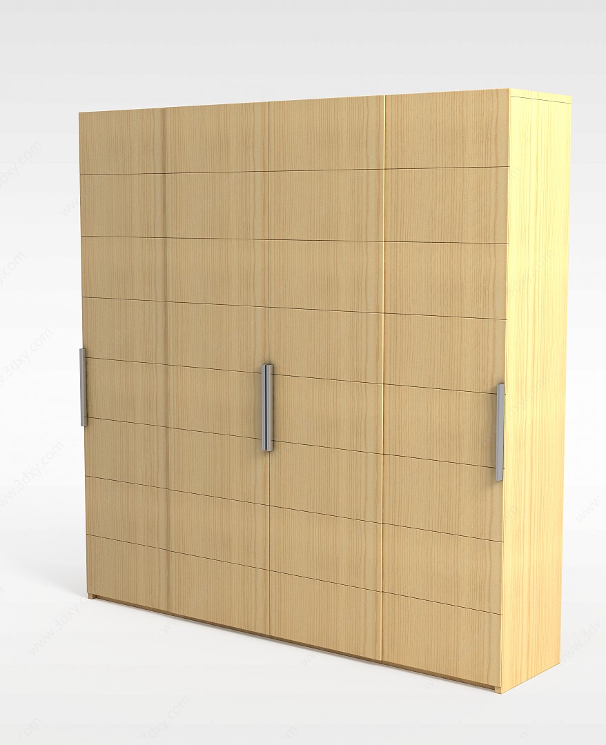 木质衣柜3D模型