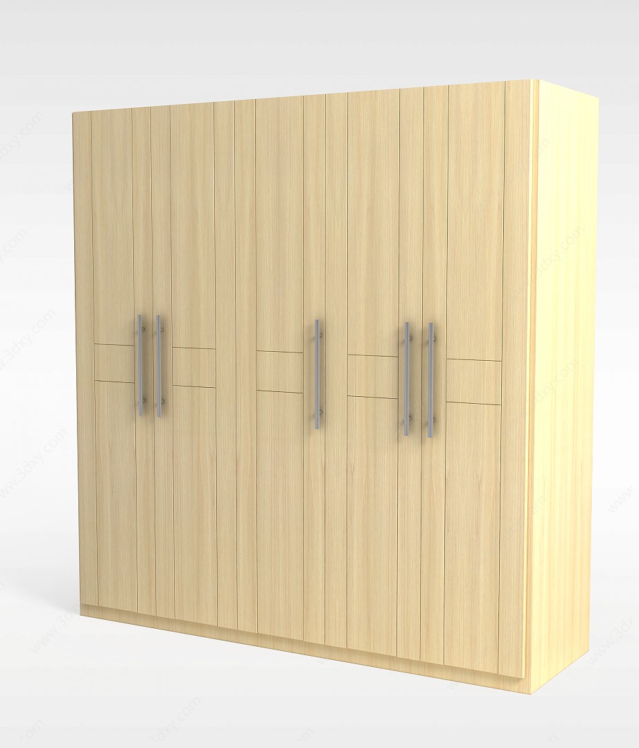 木质衣柜3D模型