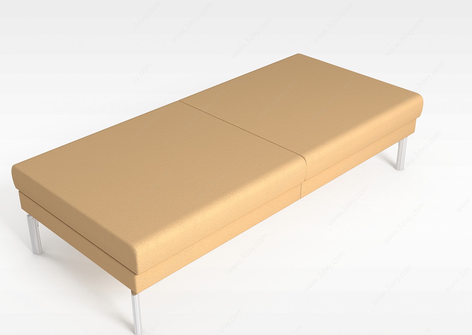 长沙发凳3D模型
