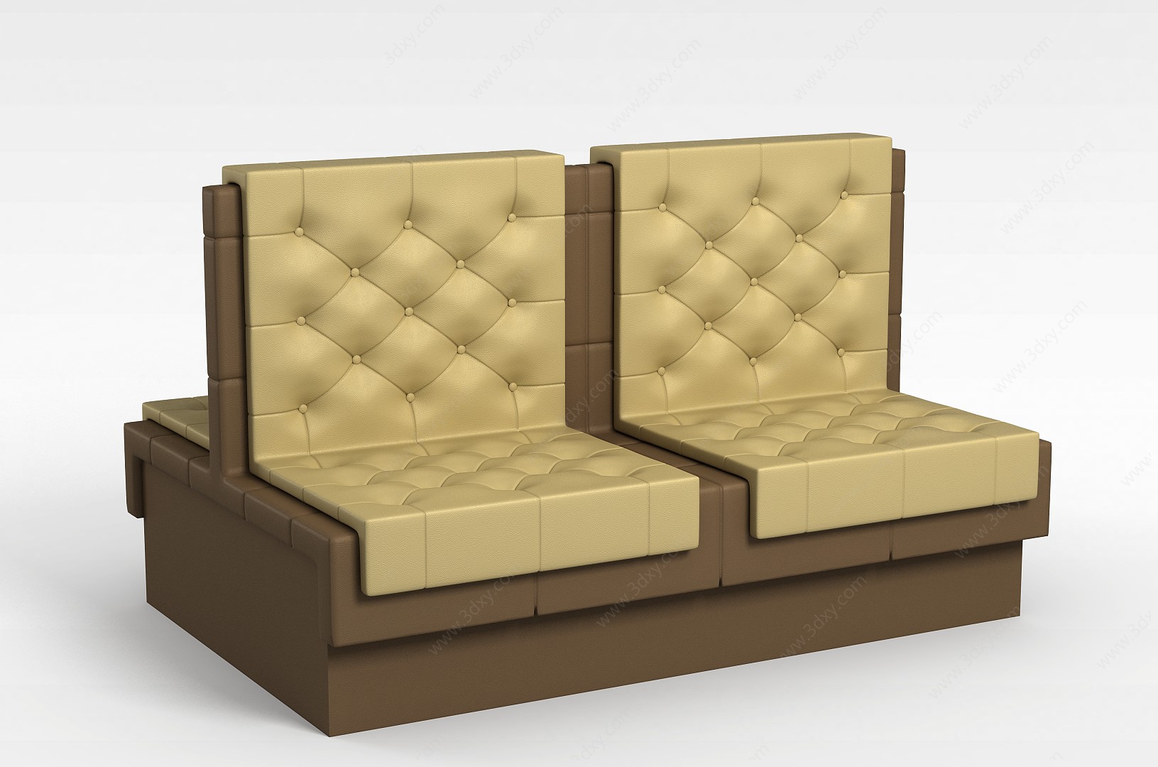 双面沙发3D模型