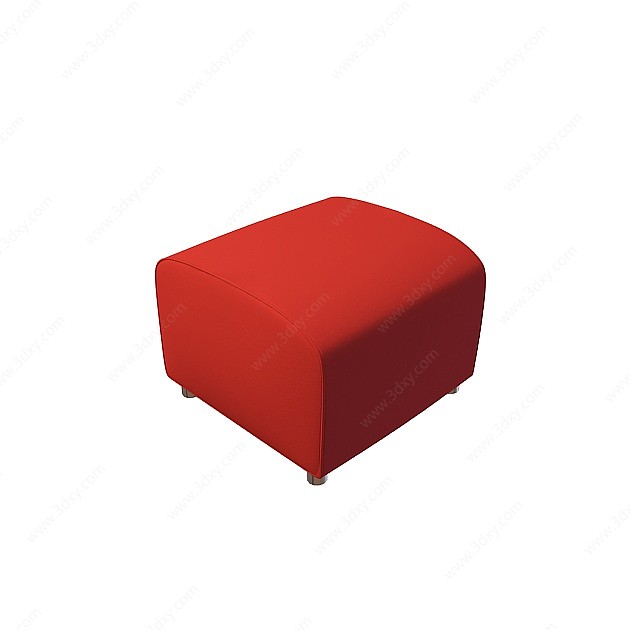 红凳3D模型