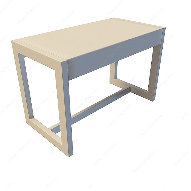 茶馆坐凳3D模型