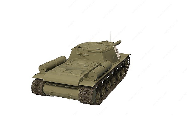 苏联SU-85反坦克3D模型