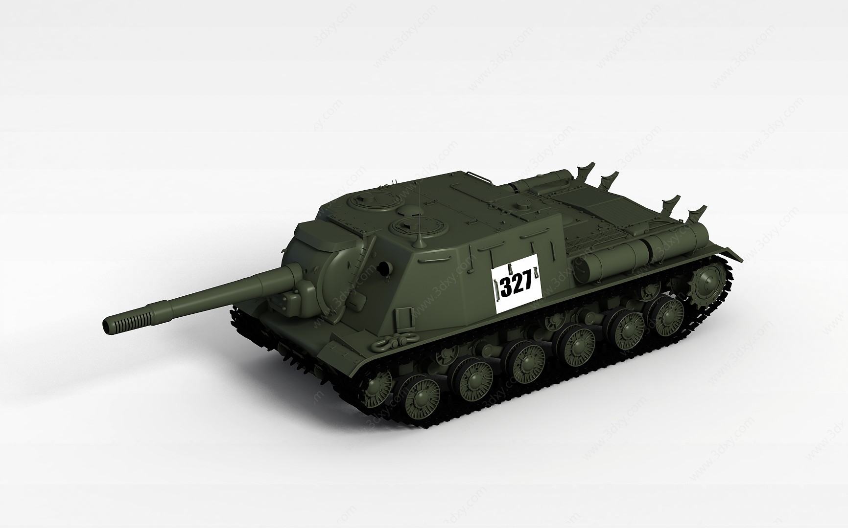 苏联SU-152反坦克3D模型